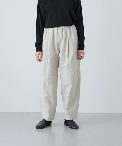 かぐれ（カグレ）の「Loose tapered pants（その他パンツ・レディース・ブラック/ライトベージュ/ベージュ・FREE）」の19枚目の写真