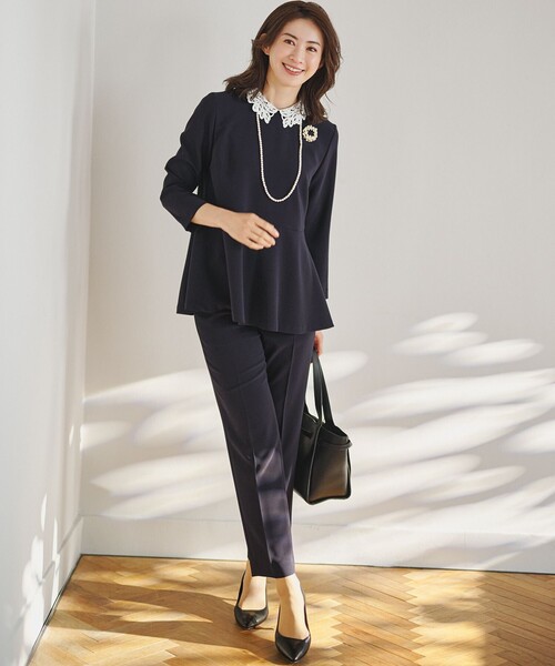 23区(ニジュウサンク)の「ビジューMIX サークル ブローチ(ブローチ/コサージュ・レディース・ゴールド系・F)」の2枚目の写真