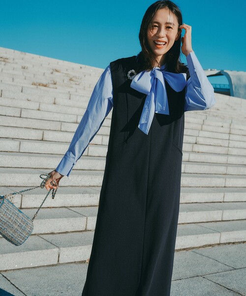 23区(ニジュウサンク)の「ビジューMIX サークル ブローチ(ブローチ/コサージュ・レディース・ゴールド系・F)」の3枚目の写真