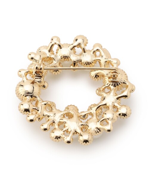 23区(ニジュウサンク)の「ビジューMIX サークル ブローチ(ブローチ/コサージュ・レディース・ゴールド系・F)」の9枚目の写真