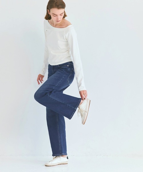 coca(coca)(コカ)の「ムーヴデニムセミワイドパンツ(その他パンツ・レディース・ライトブルー/ブルー・L/M/S)」の21枚目の写真