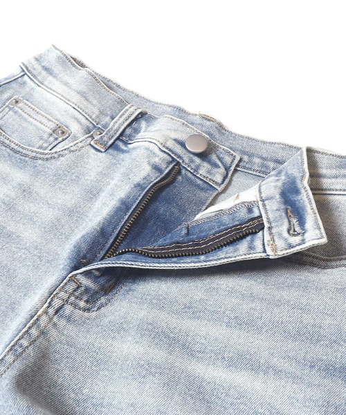 coca(coca)(コカ)の「ムーヴデニムセミワイドパンツ(その他パンツ・レディース・ライトブルー/ブルー・L/M/S)」の6枚目の写真