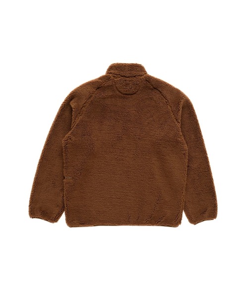 POP TRADING COMPANY（ポップトレーディングカンパニー）の「POP TRADING COMPANY/ポップトレーディングカンパニー/Pop Halfzip Polar Fleece Sweat Bison（スウェット・メンズ・ブラウン・L/M/XL）」の3枚目の写真