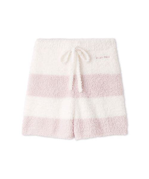 【liten】ジェラートパンツ　ラズベリー　サイズ2 セール】ジェラート2ボーダーショーパンツ（ルームウェア/パジャマ