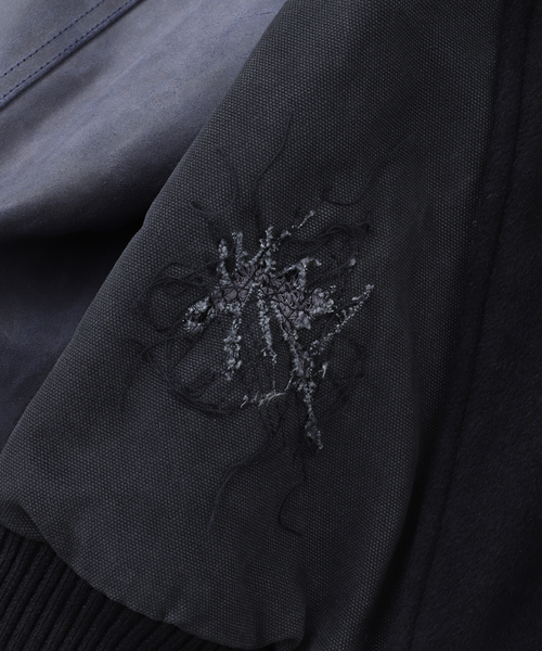 BAYCREW'S DEPO(ベイクルーズデポ)の「XLIM / エクスリム EP.8 02 JACKET(スタジャン・メンズ・ブラウン/ネイビー・SMALL/MEDIUM)」の8枚目の写真