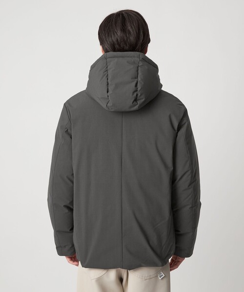 green label relaxing(グリーンレーベルリラクシング)の「T/W フード ダウン ブルゾン(ダウンジャケット/コート・メンズ・ブラック/グレー/ネイビー・S/M/L/XL)」の17枚目の写真