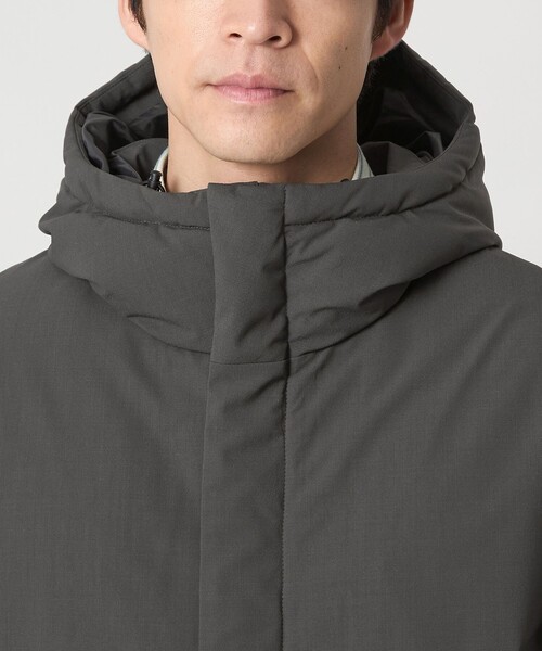 green label relaxing(グリーンレーベルリラクシング)の「T/W フード ダウン ブルゾン(ダウンジャケット/コート・メンズ・ブラック/グレー/ネイビー・S/M/L/XL)」の18枚目の写真