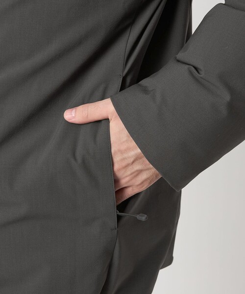 green label relaxing(グリーンレーベルリラクシング)の「T/W フード ダウン ブルゾン(ダウンジャケット/コート・メンズ・ブラック/グレー/ネイビー・S/M/L/XL)」の19枚目の写真