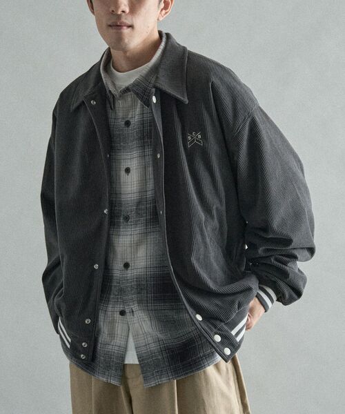 CRAFT STANDARD BOUTIQUE（クラフトスタンダードブティック）の「コーデュロイスタジャン（ブルゾン・メンズ・グレー/ブラウン/ブラック/ベージュ・L/M/S）」の2枚目の写真