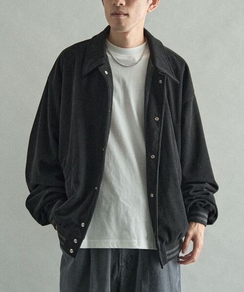 CRAFT STANDARD BOUTIQUE（クラフトスタンダードブティック）の「コーデュロイスタジャン（ブルゾン・メンズ・グレー/ブラウン/ブラック/ベージュ・L/M/S）」の16枚目の写真