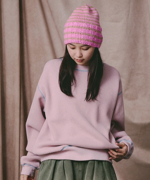 Universal Style Wear(ユニバーサルスタイルウェア)の「Universal Style Wear カラー スキーム "HUTON" スウェット(スウェット・メンズ・ブラック/カーキ/ネイビー/ライトパープル・MEDIUM/LARGE/X-LARGE)」の4枚目の写真