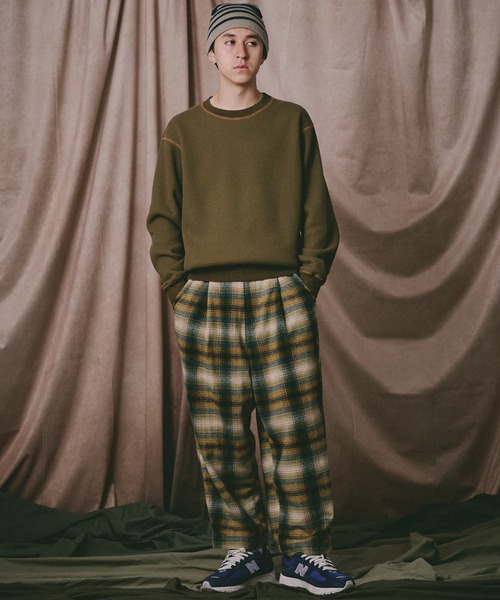 Universal Style Wear(ユニバーサルスタイルウェア)の「Universal Style Wear カラー スキーム "HUTON" スウェット(スウェット・メンズ・ブラック/カーキ/ネイビー/ライトパープル・MEDIUM/LARGE/X-LARGE)」の17枚目の写真
