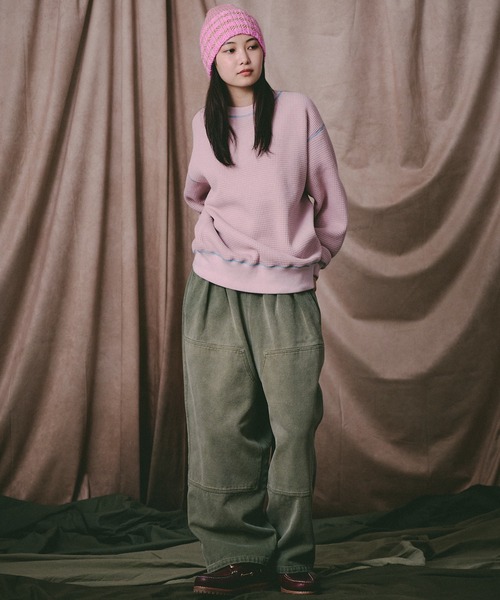 Universal Style Wear(ユニバーサルスタイルウェア)の「Universal Style Wear カラー スキーム "HUTON" スウェット(スウェット・メンズ・ブラック/カーキ/ネイビー/ライトパープル・MEDIUM/LARGE/X-LARGE)」の13枚目の写真
