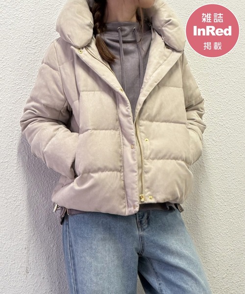 セール】【雑誌InRed1月号掲載】細コール2WAY洗えるダウンジャケット