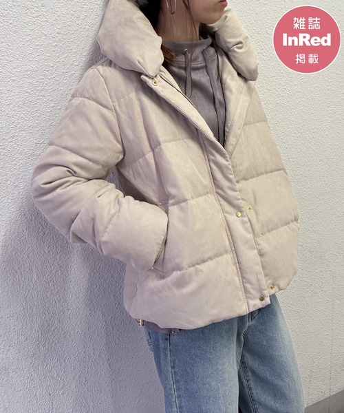セール】【雑誌InRed1月号掲載】細コール2WAY洗えるダウンジャケット