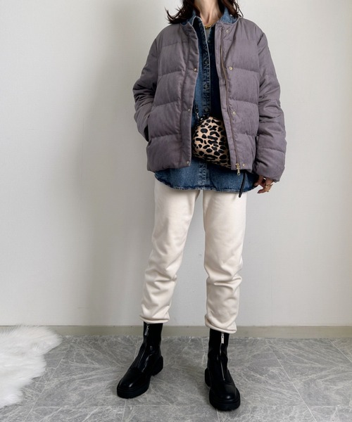 新品新作　タグ付き　ikka イッカ　細コール2WAY洗えるダウンジャケット ikka（イッカ） 【雑誌InRed1月号掲載】細コール2WAY洗えるダウン