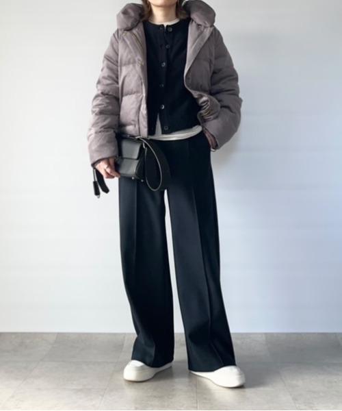 セール】【雑誌InRed1月号掲載】細コール2WAY洗えるダウンジャケット