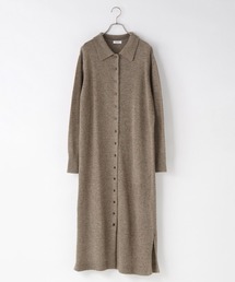 LOWRYS FARM | ニットポロワンピース　 607903(ワンピース)