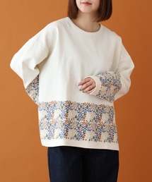 EMAGO 花の丘刺繍プルオーバー 長袖