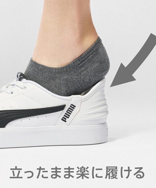 PUMA(プーマ)の「【PUMA】 Vコート EASY IN 402486(スニーカー・レディース・ブラック/アイボリー/オフホワイト・23.0cm/24.0cm/25.0cm)」の4枚目の写真