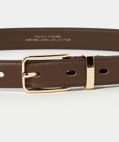 green label relaxing（グリーンレーベルリラクシング）の「ステッチ メタルサルカン ベルト 2（ベルト・レディース・ナチュラル/ブラック/ダークブラウン・FREE）」の7枚目の写真