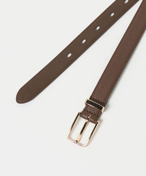 green label relaxing（グリーンレーベルリラクシング）の「ステッチ メタルサルカン ベルト 2（ベルト・レディース・ナチュラル/ブラック/ダークブラウン・FREE）」の8枚目の写真