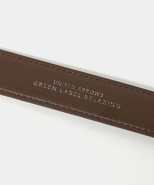 green label relaxing（グリーンレーベルリラクシング）の「ステッチ メタルサルカン ベルト 2（ベルト・レディース・ナチュラル/ブラック/ダークブラウン・FREE）」の9枚目の写真