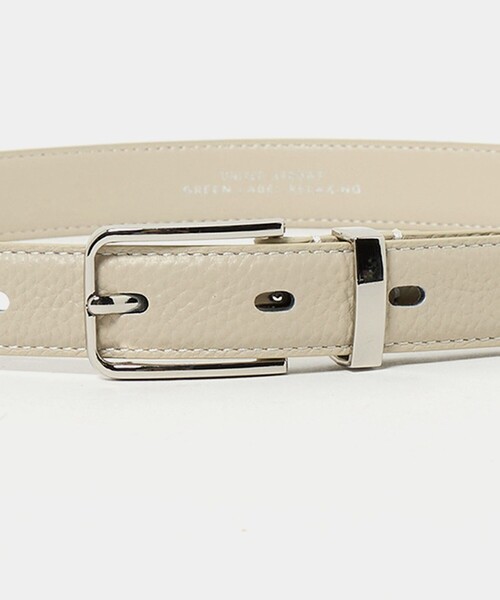 green label relaxing（グリーンレーベルリラクシング）の「ステッチ メタルサルカン ベルト 2（ベルト・レディース・ナチュラル/ブラック/ダークブラウン・FREE）」の10枚目の写真