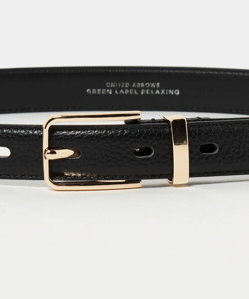 green label relaxing（グリーンレーベルリラクシング）の「ステッチ メタルサルカン ベルト 2（ベルト・レディース・ナチュラル/ブラック/ダークブラウン・FREE）」の12枚目の写真