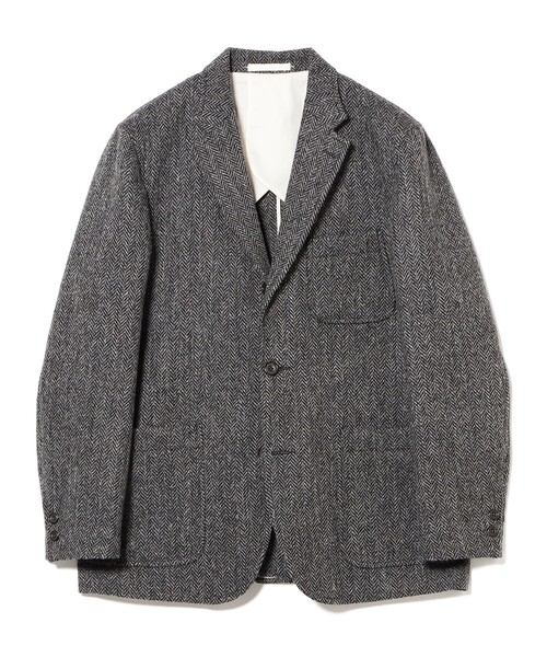 BEAMS PLUS（ビームスプラス）の「3B Jacket Harris Tweed（その他アウター・メンズ・グレー・L/M/S）」の2枚目の写真