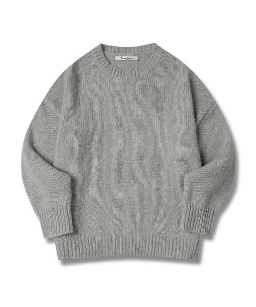 AVANDRESS(アバンドレス )の「ビーズルーズフィットニット - 6col(ニット/セーター・レディース・ブラック/グレー/レッド/ネイビー/マスタード/チャコール・1/2)」の12枚目の写真