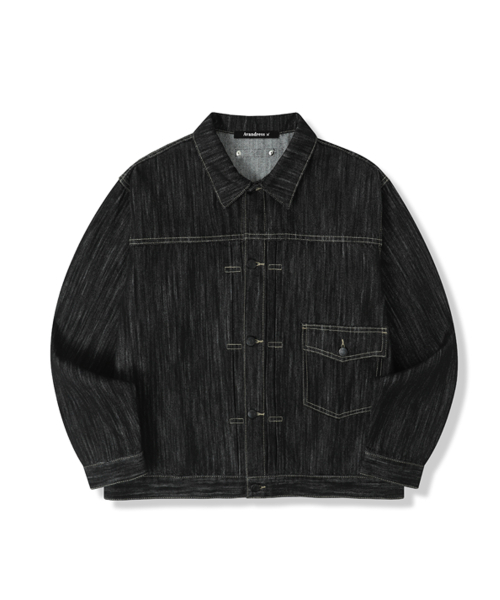 AVANDRESS（アバンドレス ）の「Normal Straight Nonfade Denim Pants BLACK（デニムパンツ・レディース・ブラック・LARGE/MEDIUM/SMALL）」の5枚目の写真