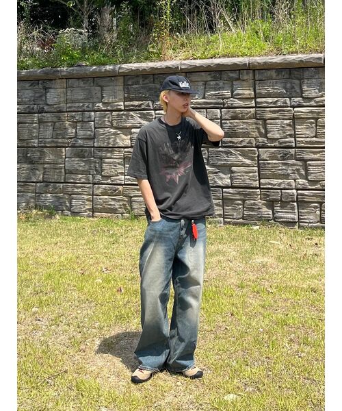 GAKKAI UNIONS（ガッカイユニオンズ）の「ヒットスターピグメント半袖Tシャツ チャコール（Tシャツ/カットソー・レディース・その他・MEDIUM/LARGE）」の7枚目の写真