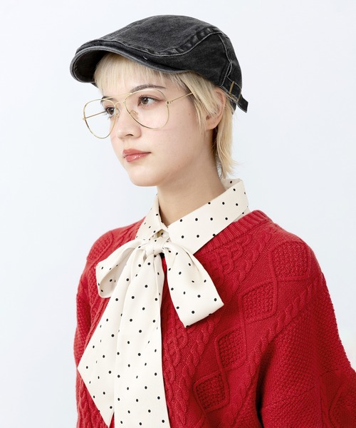 PUNYUS（プニュズ）の「リボン付きドットブラウス（シャツ/ブラウス・レディース・ブラウン/ホワイト/ブラック・3/2/1/4）」の18枚目の写真