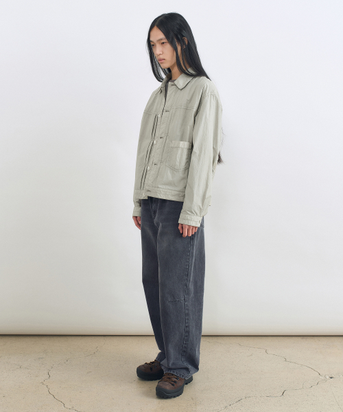 INSILENCE(インサイロンス)の「ガーメントダイ TYPE-1 ジャケット ASH BEIGE(デニムジャケット・レディース・その他・SMALL/MEDIUM/LARGE)」の3枚目の写真