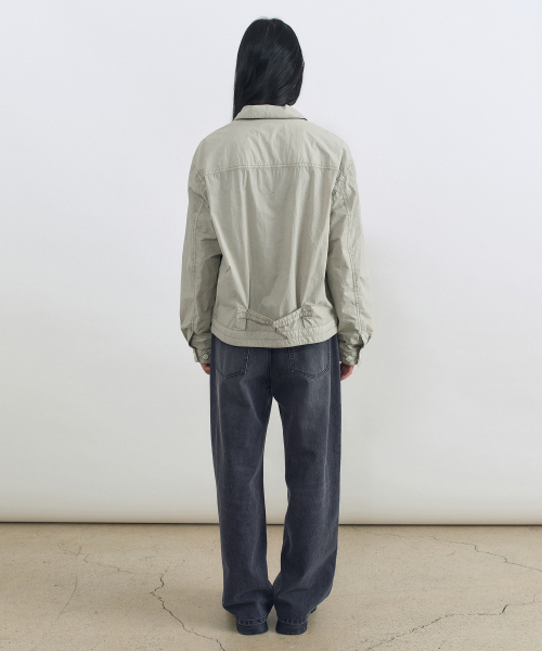 INSILENCE(インサイロンス)の「ガーメントダイ TYPE-1 ジャケット ASH BEIGE(デニムジャケット・レディース・その他・SMALL/MEDIUM/LARGE)」の4枚目の写真