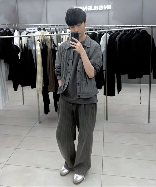 INSILENCE(インサイロンス)の「ガーメントダイ TYPE-1 ジャケット ASH BEIGE(デニムジャケット・レディース・その他・SMALL/MEDIUM/LARGE)」の7枚目の写真