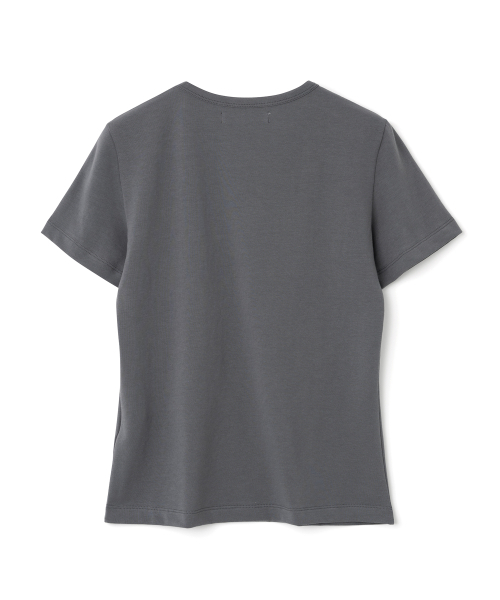 MILLO WOMEN（ミロウーマン）の「パール リボン Tシャツ [チャコール]（Tシャツ/カットソー・レディース・その他・FREE）」の3枚目の写真