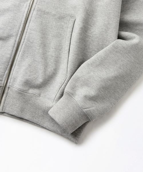 OUTSTANDING(アウトスタンディング)の「AUTHENTIC COMFORT HOOD ZIP SWEAT_3%MELANGE GRAY(パーカー・メンズ・その他・MEDIUM/LARGE/X-LARGE)」の2枚目の写真