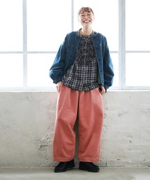 soulberry | 大人に馴染む、ピンクのコーデュロイワイドパンツ(その他パンツ)
