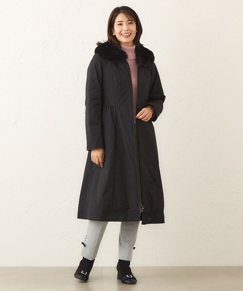 TO BE CHIC(トゥー ビー シック)の「パールビジュー ケーブルリブニット(ニット/セーター・レディース・ピンク系その他2/イエロー/ブラック/オフホワイト・40/42)」の8枚目の写真
