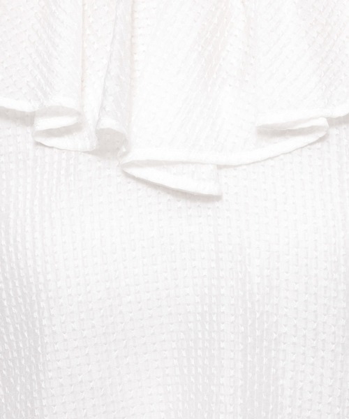 LEPSIM(レプシィム)の「【入卒式/セレモニー】 フリルカラージャガードブラウス 601003(シャツ/ブラウス・レディース・ブラック/オフホワイト・FREE)」の10枚目の写真