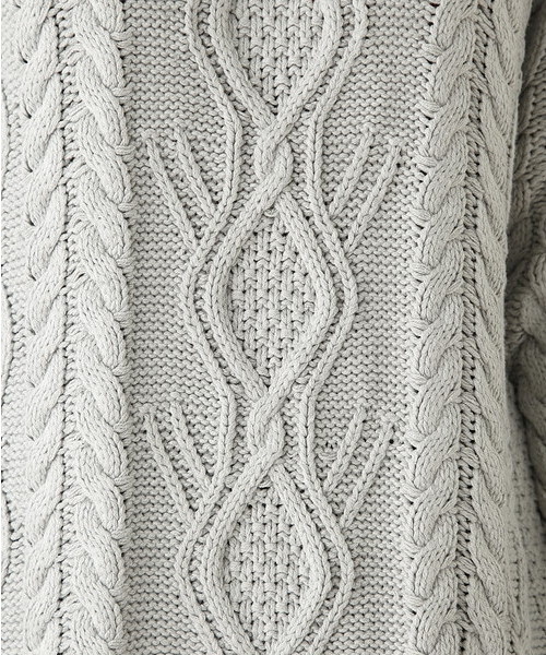 SLY（スライ）の「CABLE TURTLE MIDI MG OP-S（ワンピース・レディース・トップグレー/ダークグリーン/ブラウン/ネイビー・FREE）」の10枚目の写真