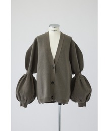 RIM.ARK | Volume sleeve knit CD ボリュームスリーブニットカーディガン(カーディガン/ボレロ)