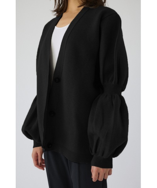 ボリュームスリーブニットカーデ VOLUME SLEEVE KT CD Volume sleeve knit CD ボリュームスリーブニットカーディガン