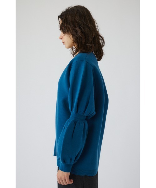 ボリュームスリーブニットカーデ VOLUME SLEEVE KT CD Volume sleeve knit CD ボリュームスリーブニットカーディガン