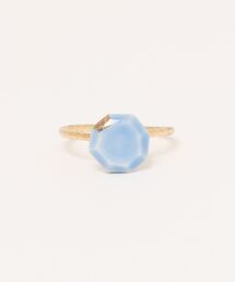 irodori/小さなjewel cut の指輪( 水色)9号