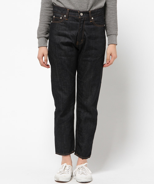 CIAOPANIC（チャオパニック）の「【Ciaopanic】＜SAKULA＞レギュラーデニムジャスト丈（デニムパンツ・レディース・ネイビー・2/1/0）」の2枚目の写真