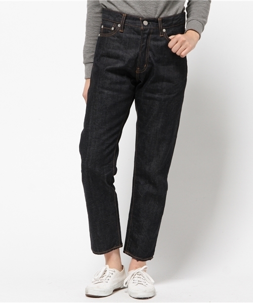 CIAOPANIC（チャオパニック）の「【Ciaopanic】＜SAKULA＞レギュラーデニムジャスト丈（デニムパンツ・レディース・ネイビー・2/1/0）」の14枚目の写真