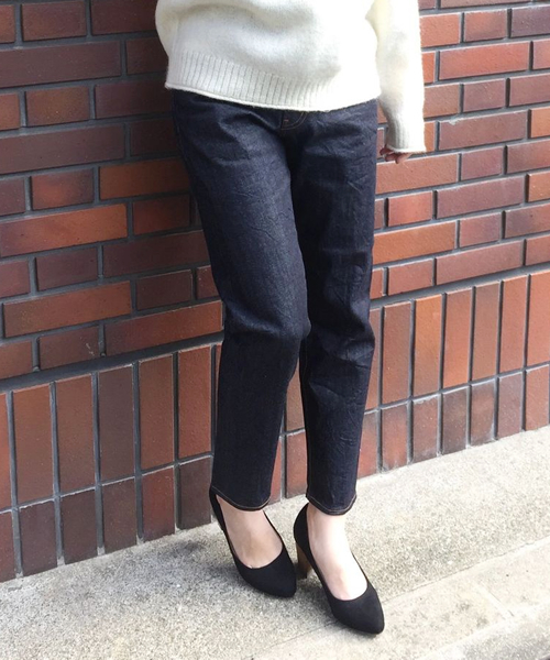CIAOPANIC（チャオパニック）の「【Ciaopanic】＜SAKULA＞レギュラーデニムジャスト丈（デニムパンツ・レディース・ネイビー・2/1/0）」の13枚目の写真